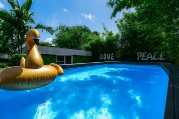 Miami Love&Peace Zen Oasis-Pool- Basketball Hoop Image 83