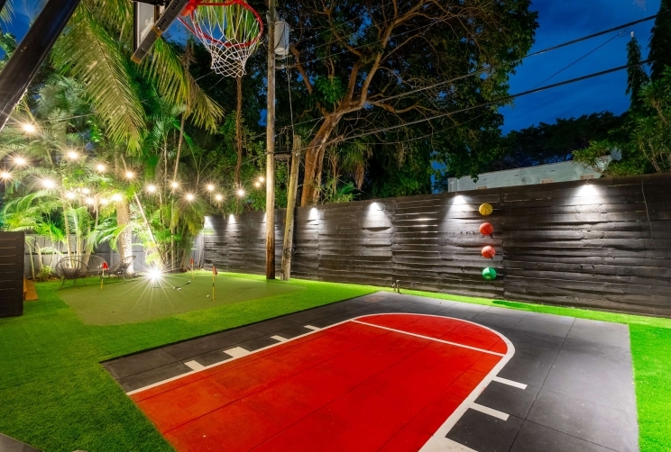 Villa Escape-Beach-BKT Court-Miami Heated Pool section image